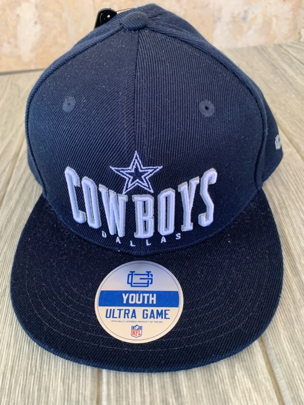 NFL Dallas Cowboys Navy and White Youth Snapback Hat